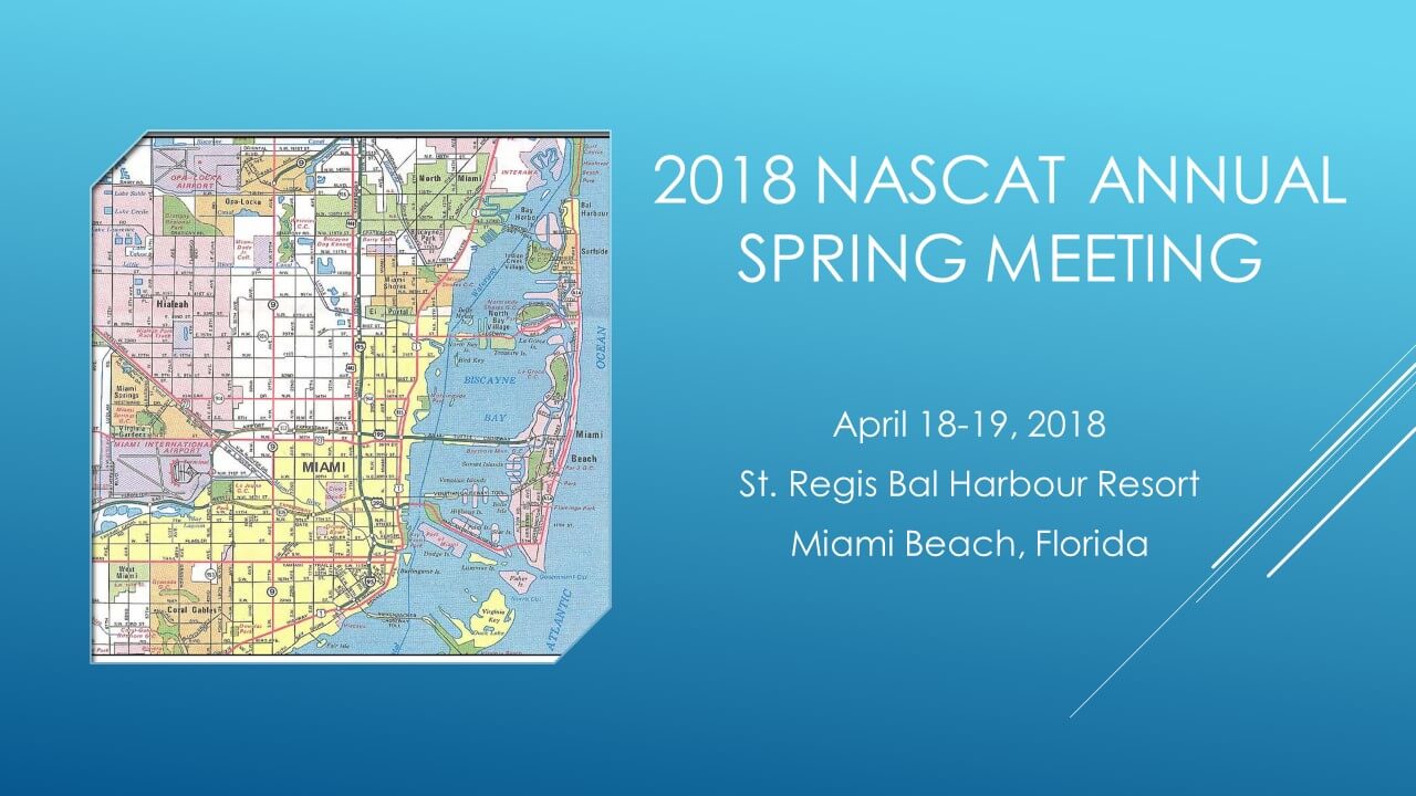2018 NASCAT Annual Spring Meeting